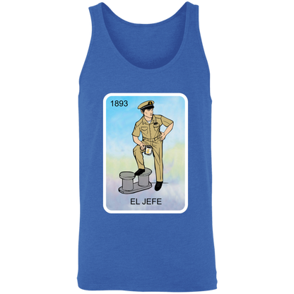 El Jefe Card Unisex Tank