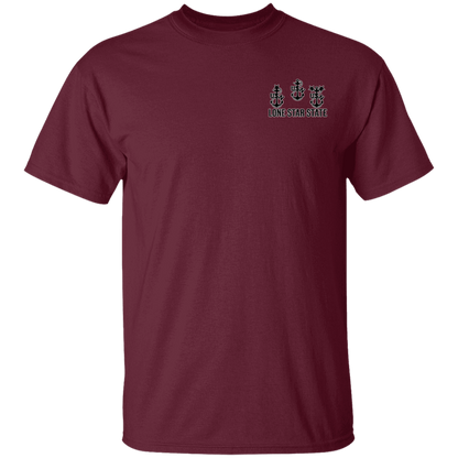 Lone Star State Texas Chiefs FB 5.3 oz. T-Shirt