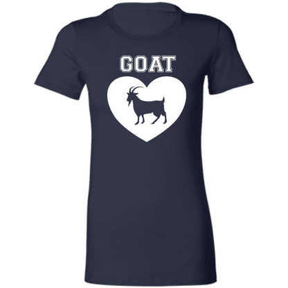 Goat Heart White Ladies' Favorite T-Shirt