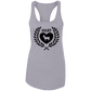 Goat Wreath Ladies Racerback Tank