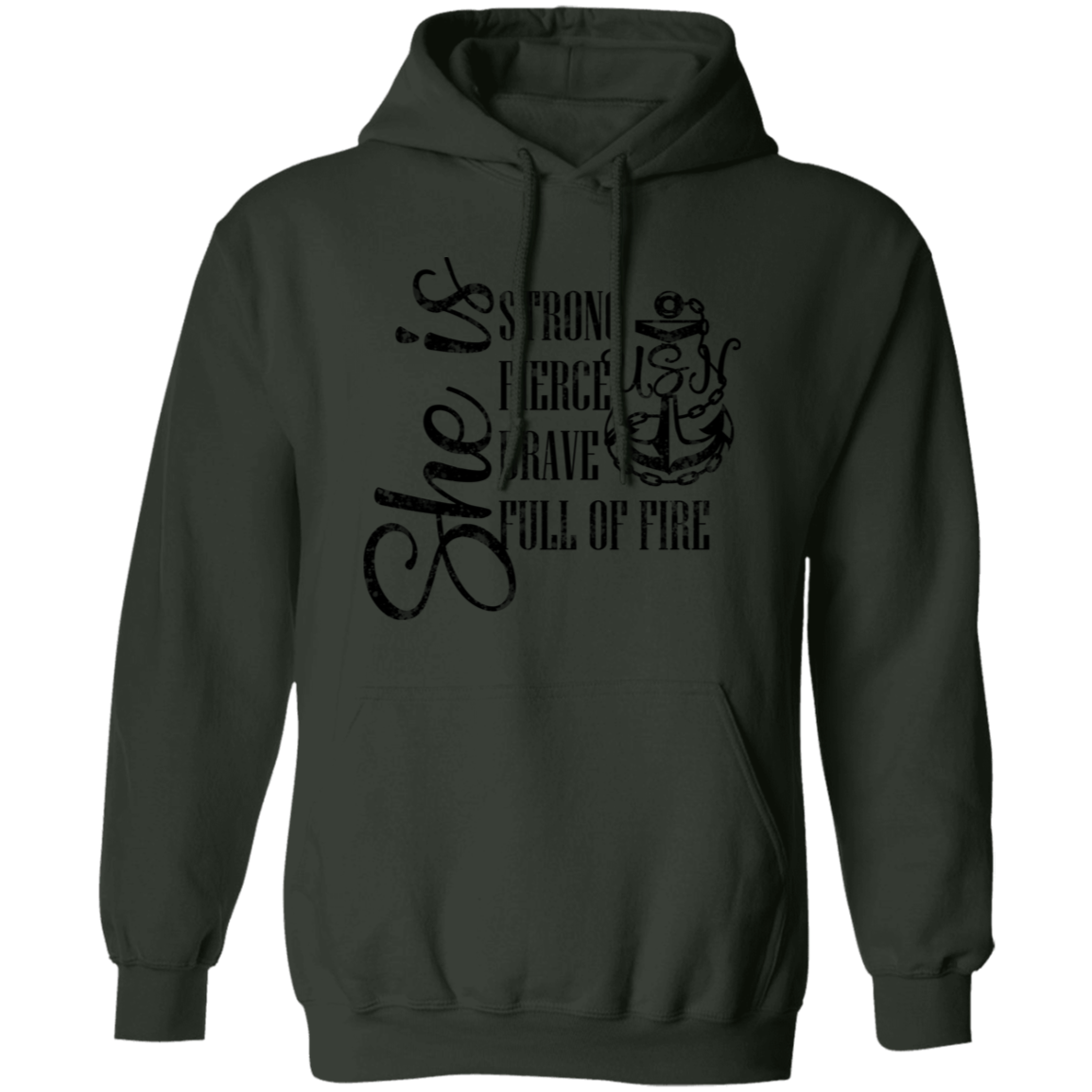 She Is Pullover Hoodie