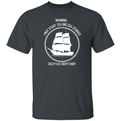 Salty Sea Story White 5.3 oz. T-Shirt