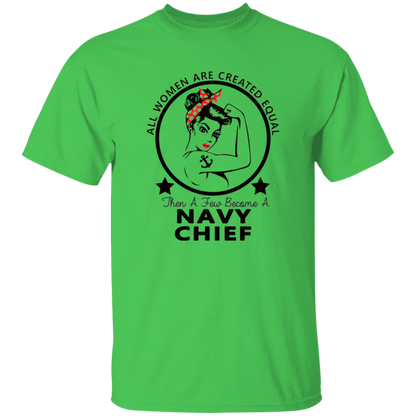 Navy Girl Chief  5.3 oz. T-Shirt
