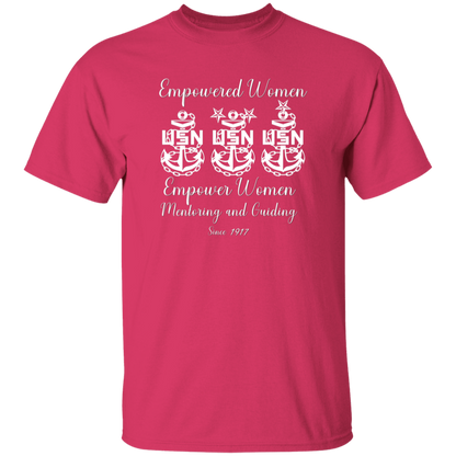 Empowered Women White Design 5.3 oz. T-Shirt