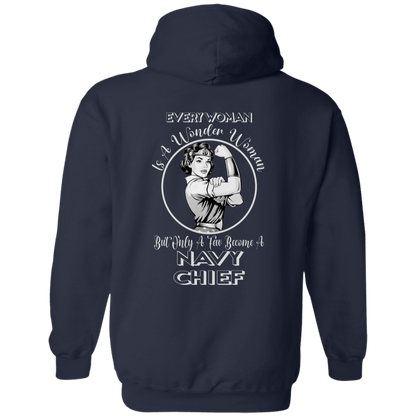 Every Wonder Woman BW Pullover Hoodie