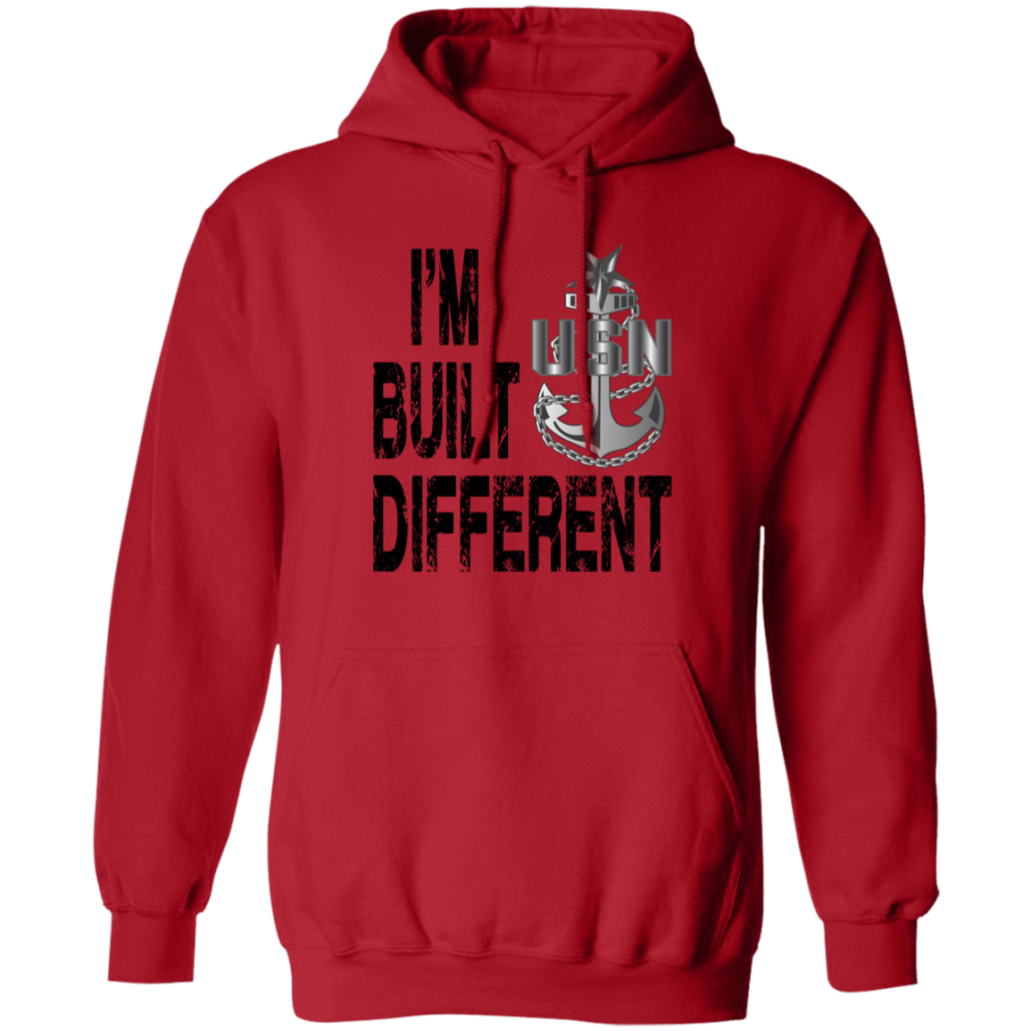 Built Different Senior Chief Pullover Hoodie