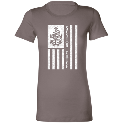 Senior Chief Flag White Ladies' Favorite T-Shirt