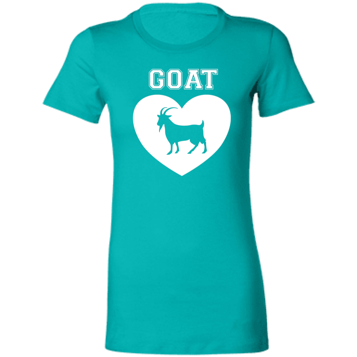 Goat Heart White Ladies' Favorite T-Shirt