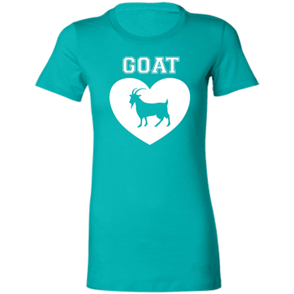 Goat Heart White Ladies' Favorite T-Shirt