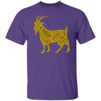 Goat Word Gold 5.3 oz. T-Shirt