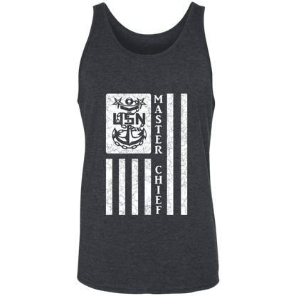 Master Chief Flag White  Unisex Tank