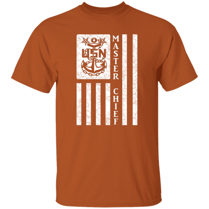 Master Chief Flag White 5.3 oz. T-Shirt
