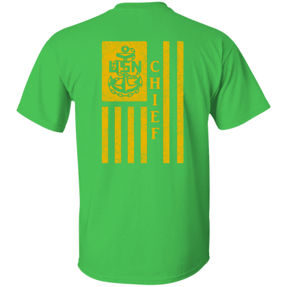 Chief Flag Front and Back 5.3 oz. T-Shirt