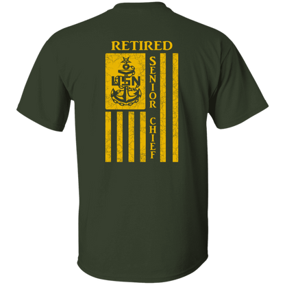 Retired Senior Chief Flag FB T-Shirt