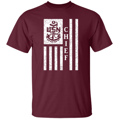 Chief Flag White 5.3 oz. T-Shirt