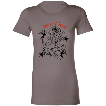 Navy Chief Pin Up Ladies' Favorite T-Shirt