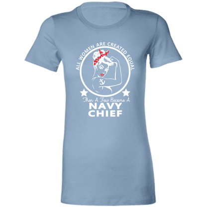 Navy Girl Chief White Ladies' Favorite T-Shirt