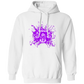Retired Chief Purple Paint  Pullover Hoodie