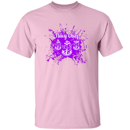 Navy Chief Purple Paint 5.3 oz. T-Shirt