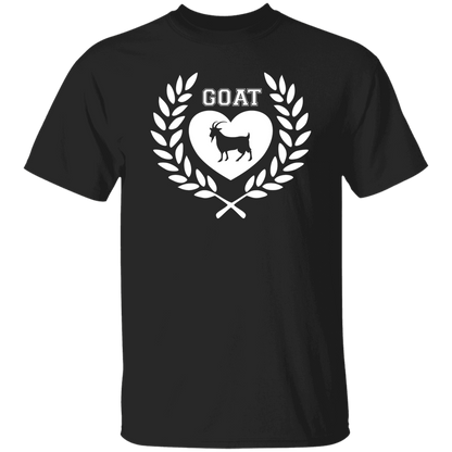 Goat Wreath White 5.3 oz. T-Shirt