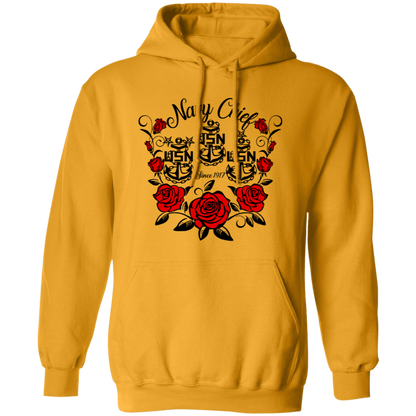 Navy Chief Rose Pullover Hoodie