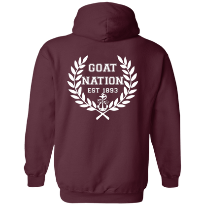 Goat Nation White FB Pullover Hoodie