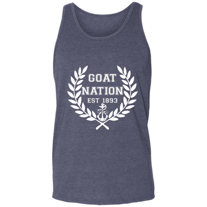 Goat Nation White Unisex Tank