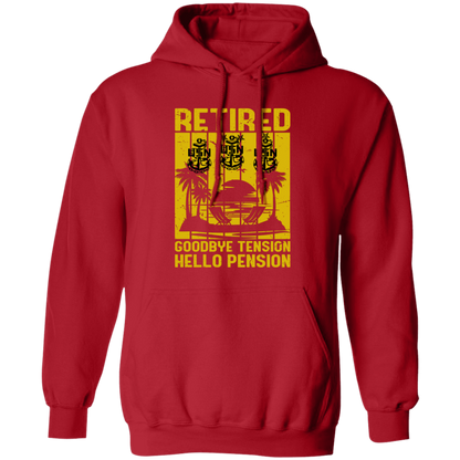 Retired Hello Pension V2 Pullover Hoodie