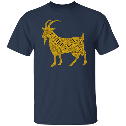 Goat Word Gold 5.3 oz. T-Shirt