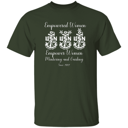 Empowered Women White Design 5.3 oz. T-Shirt