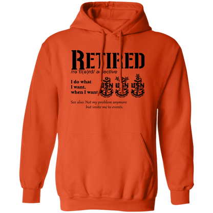 Retired Definition Pullover Hoodie