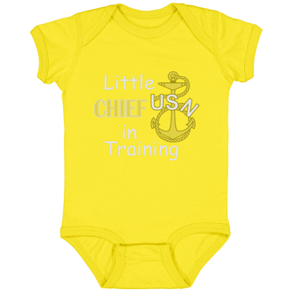 Little Chief In Training Infant Jersey Bodysuit Onsie