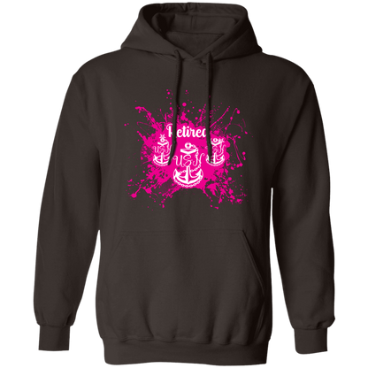 Retired Chief Pink Paint  Pullover Hoodie