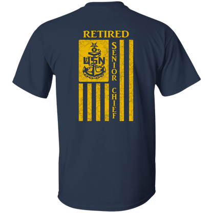 Retired Senior Chief Flag FB T-Shirt