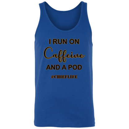 I Run On Caffeine Unisex Tank