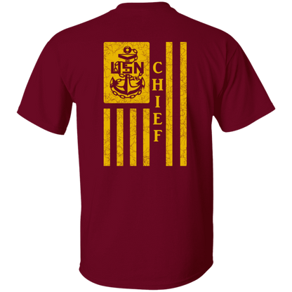 Chief Flag Front and Back 5.3 oz. T-Shirt
