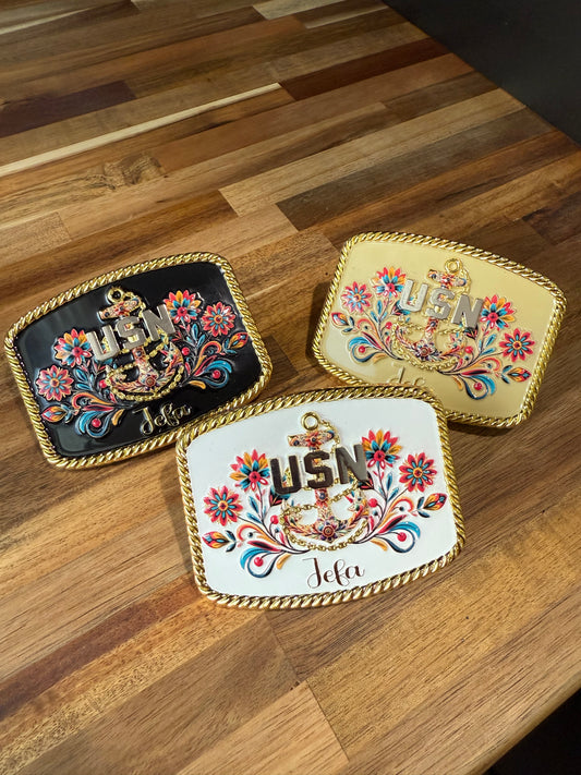 Jefa de Flores Buckle