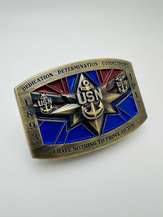 Captain M CPO Belt Buckle