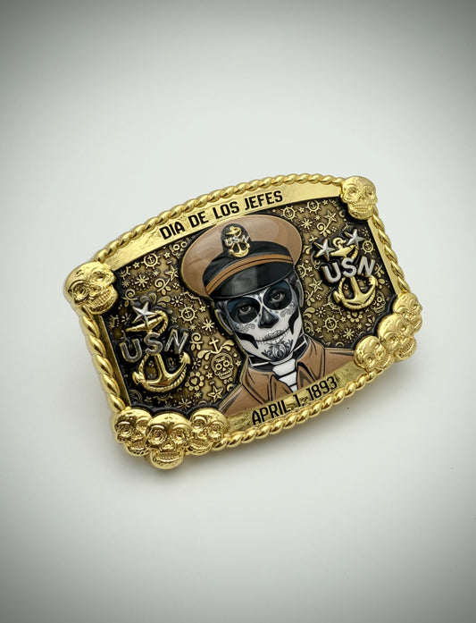 Dia De Los Jefes Buckle