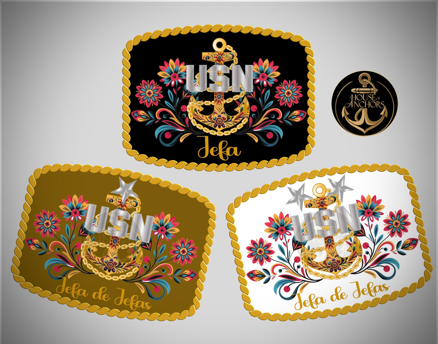 Jefa de Flores Buckle