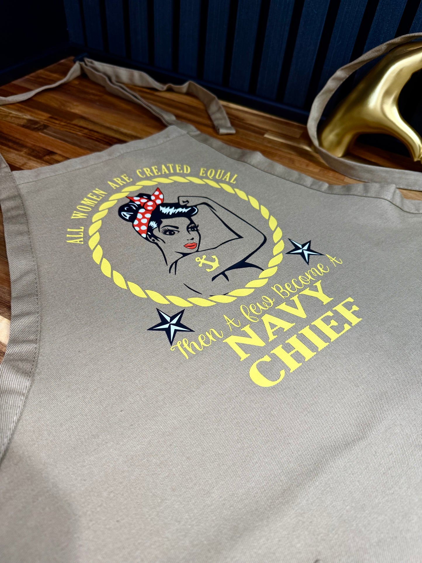 Navy Girl Apron