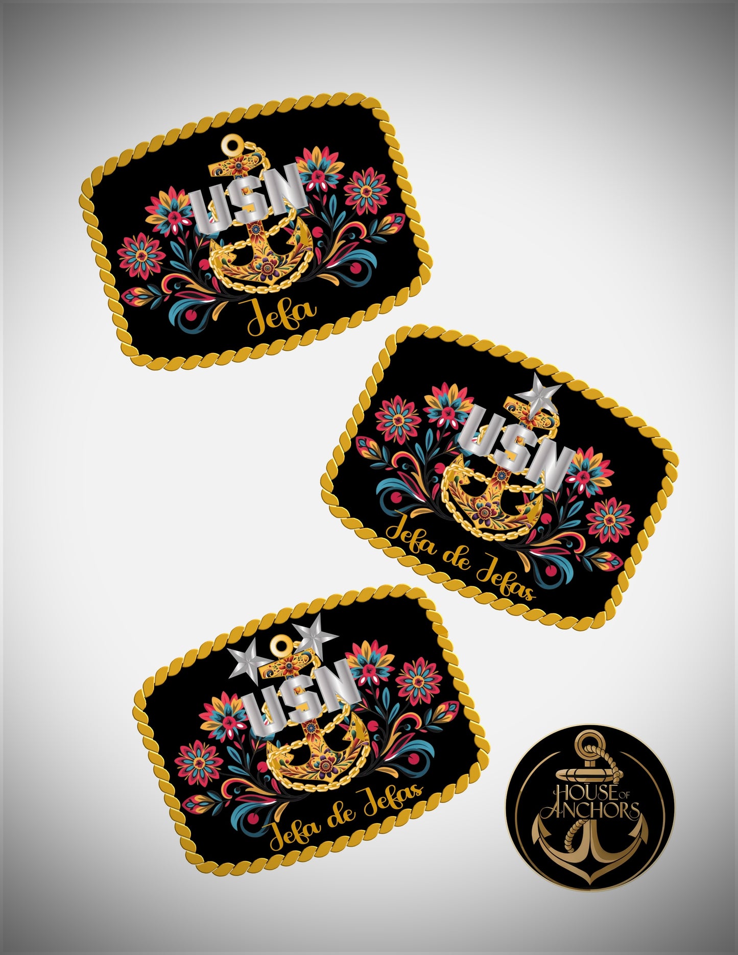 Jefa de Flores Buckle