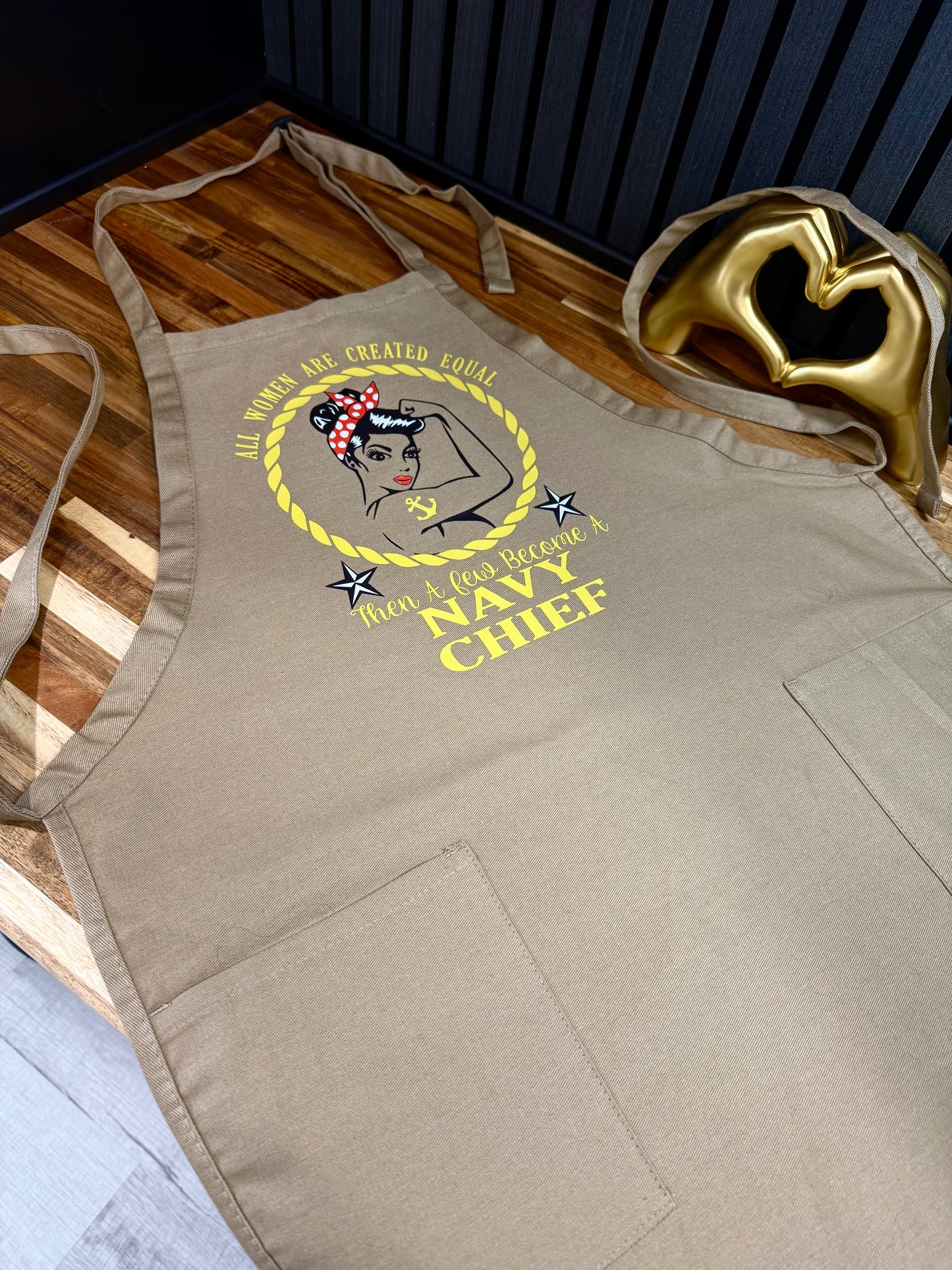Navy Girl Apron