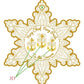 Tis The Season Snowflake Chief Coin 3" Coin