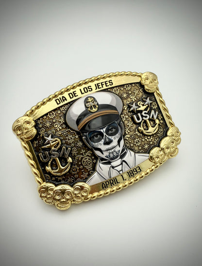 Dia De Los Jefes Buckle