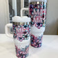 Mommy and Me Plumerias 40 oz and 14oz Tumbler