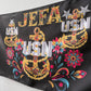 Jefa De Flores Trifecta Flag