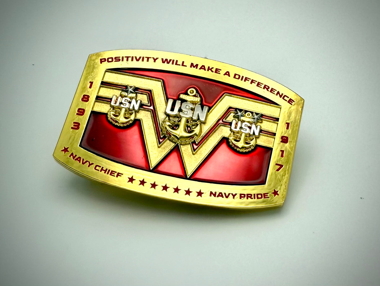 Retro WW CPO Belt Buckle V2