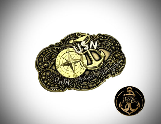 Unity Service Navigation Belt Buckle