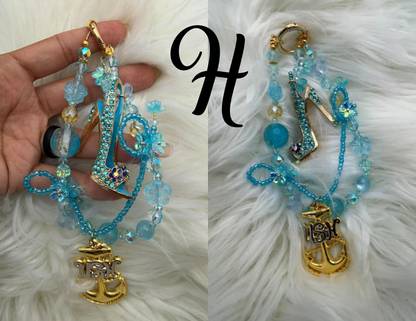 Wristlet Phone Bag Charm